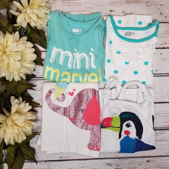 Crazy 8 Other - Crazy 8 | Toddler Graphic Tank Tops Lot of 4